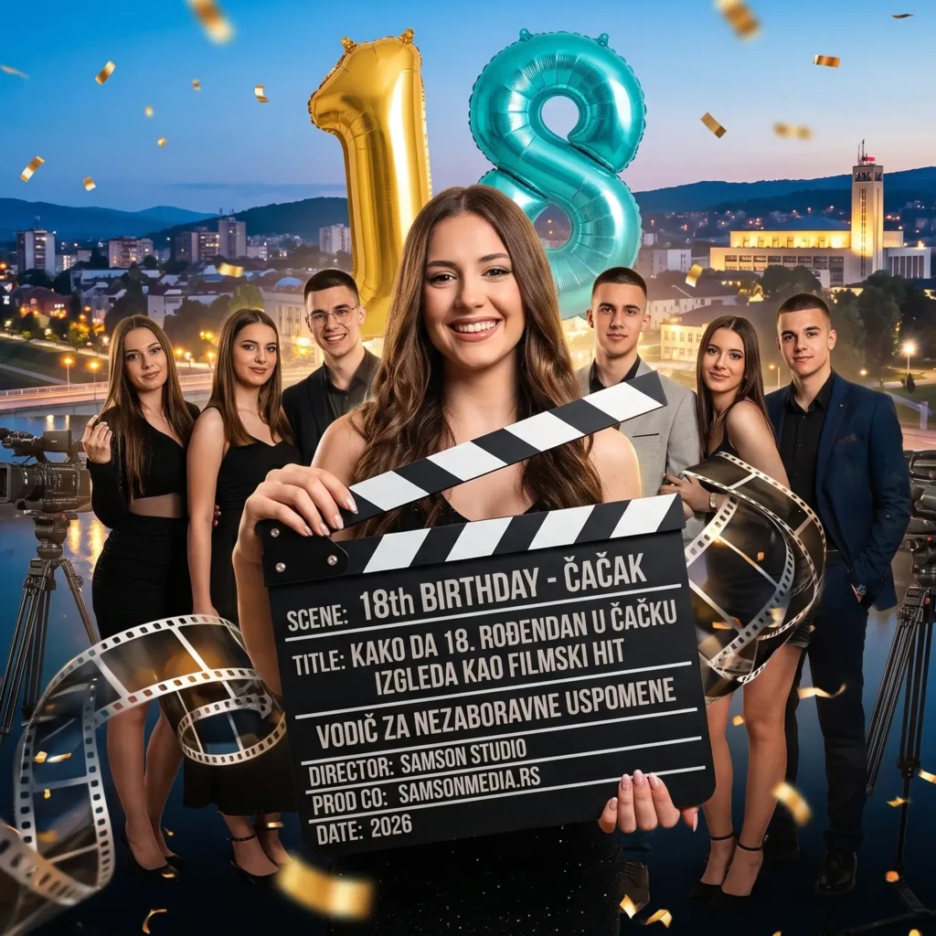 Snimanje 18 rodjendana Samson Studio cacak